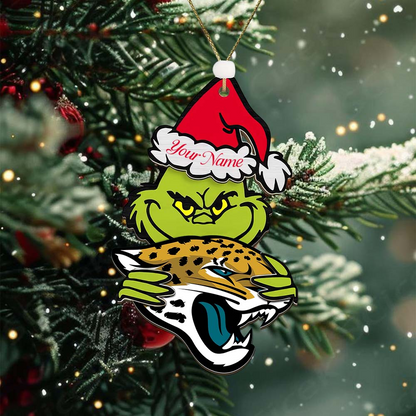 JJ NFL x Grin Christmas Ornament DDT HLP
