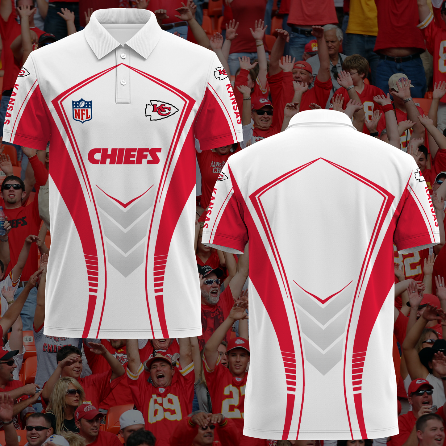 Kansas City Chiefs NFL 2025 New Polo Shirt TM NTA V2