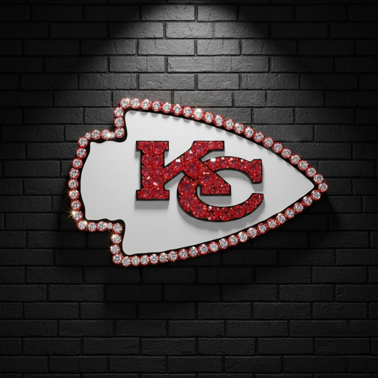 KC X NFL Diamond Crystal Wall Art DatND DVT