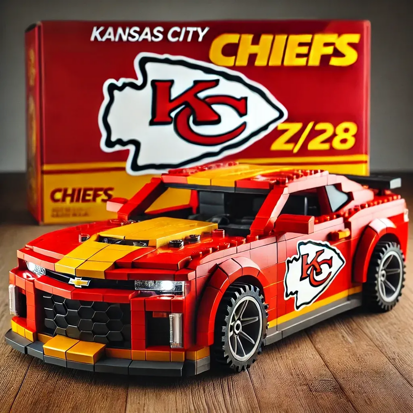 KC x NFL Football Team Camaro Z28 DATND TANTD