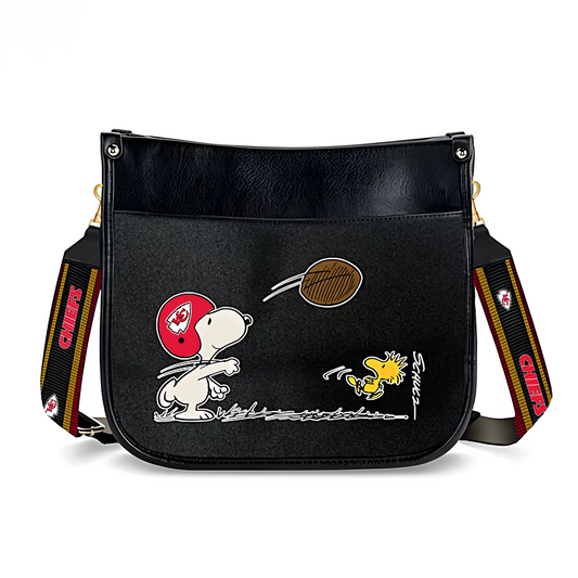KC x NFL Peanuts Snoopy Football Shoulder Bag DatND ThuongNH