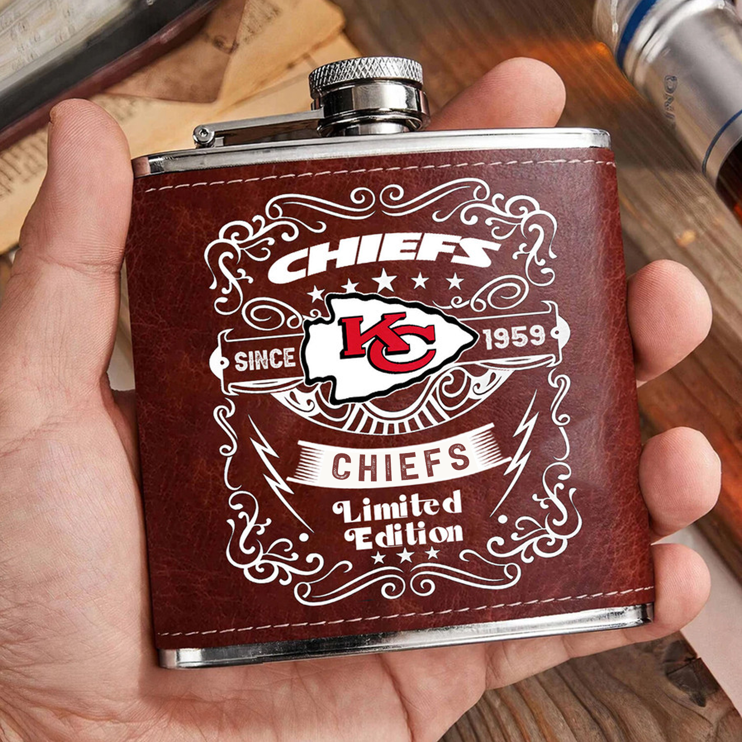 KC x NFL Stainless Steel Flask DatND ThuongNH