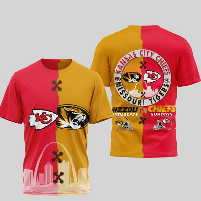 KCC 1 Premium NFL x NCAA 3D T-shirt DDT NTL