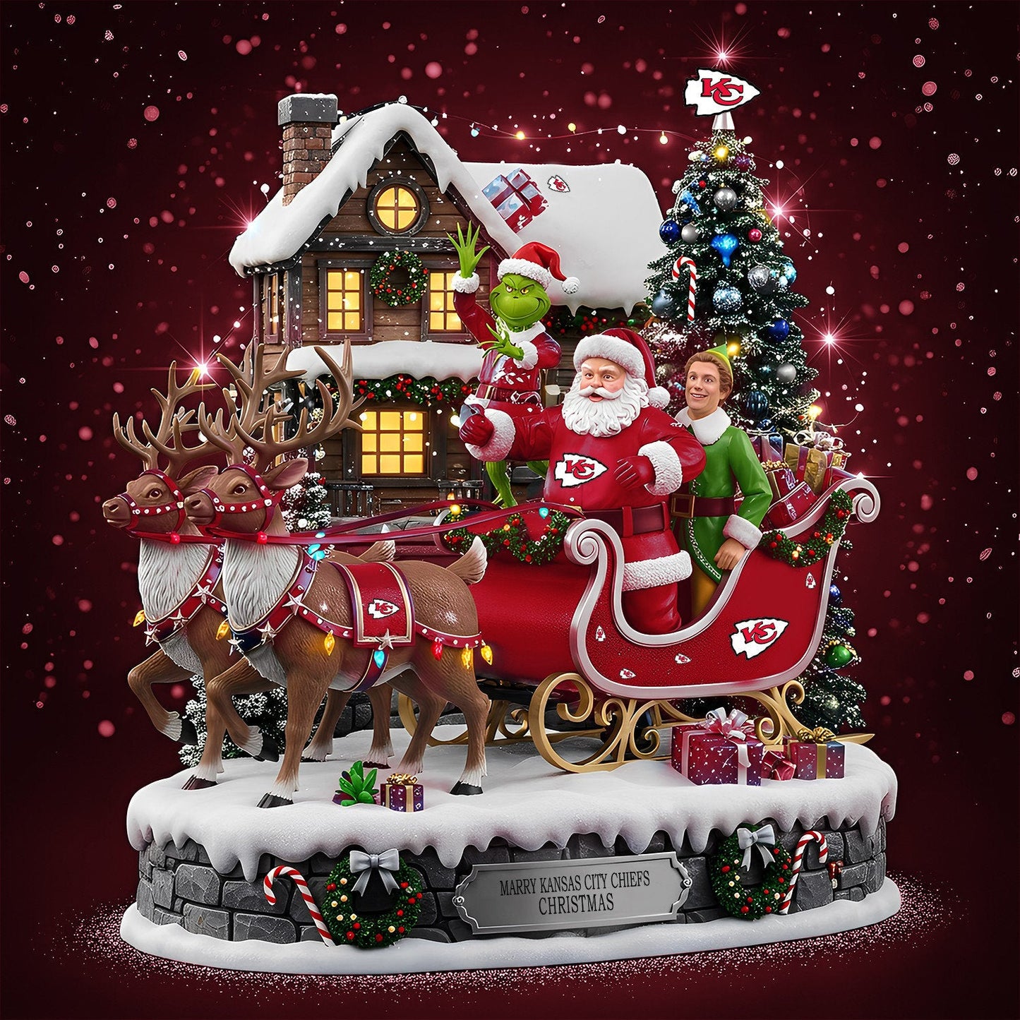 KCC Acrylic Block - NFL Christmas Gift For Fans DDT CTND