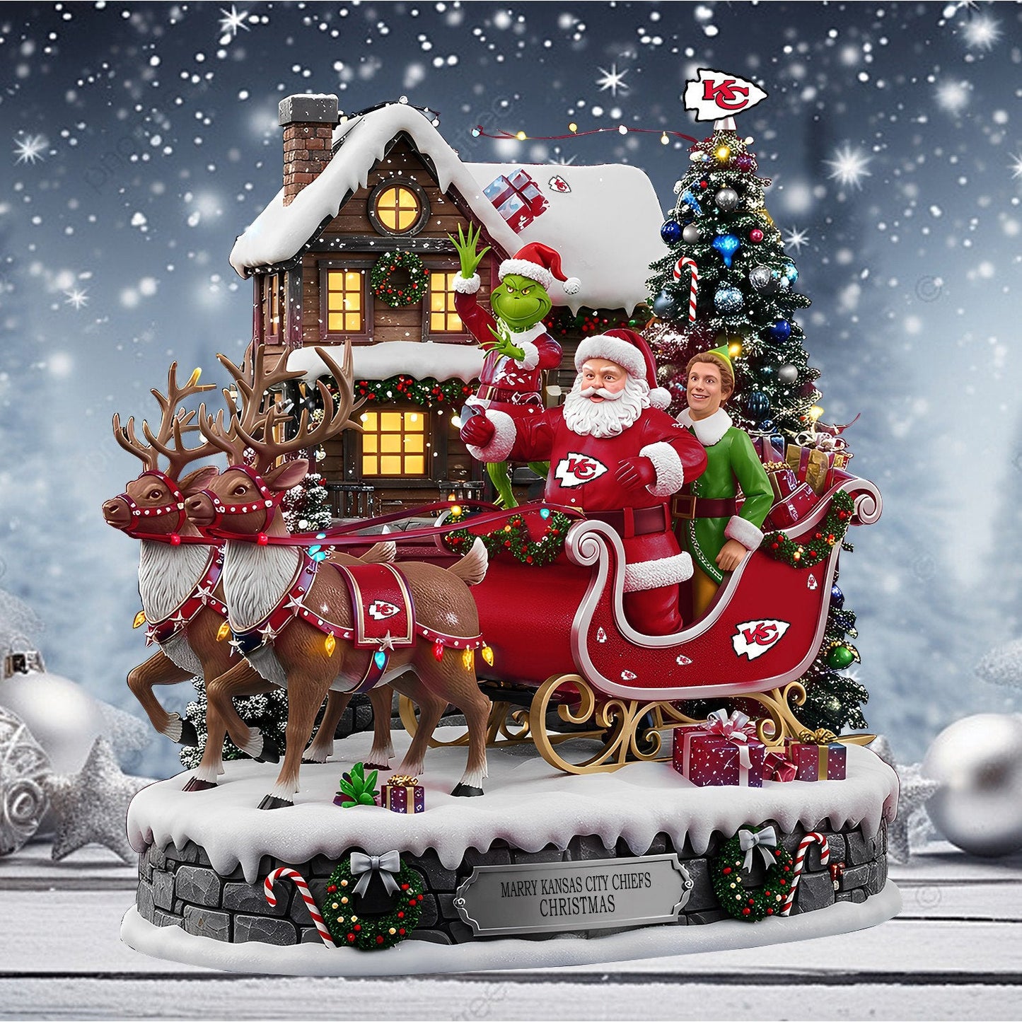 KCC Acrylic Block - NFL Christmas Gift For Fans DDT CTND