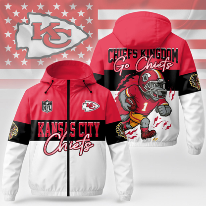 KCC Premium NFL Fan Pride Windbreaker Jacket DDT NTL