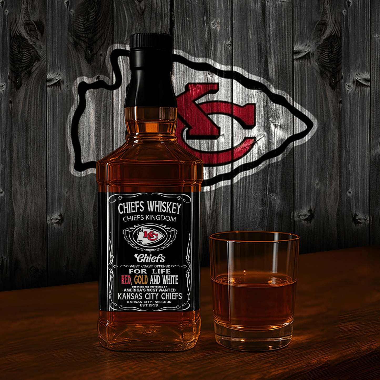 KCC x NFL Whiskey For True Fans Only DATND TANTD