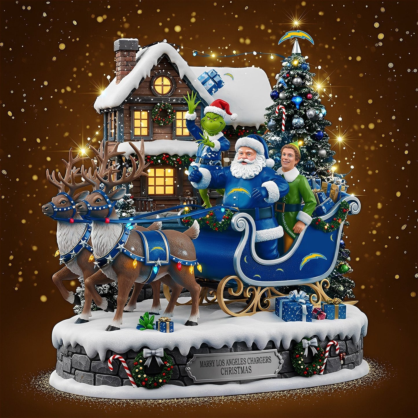 LAC Acrylic Block - NFL Christmas Gift For Fans DDT CTND