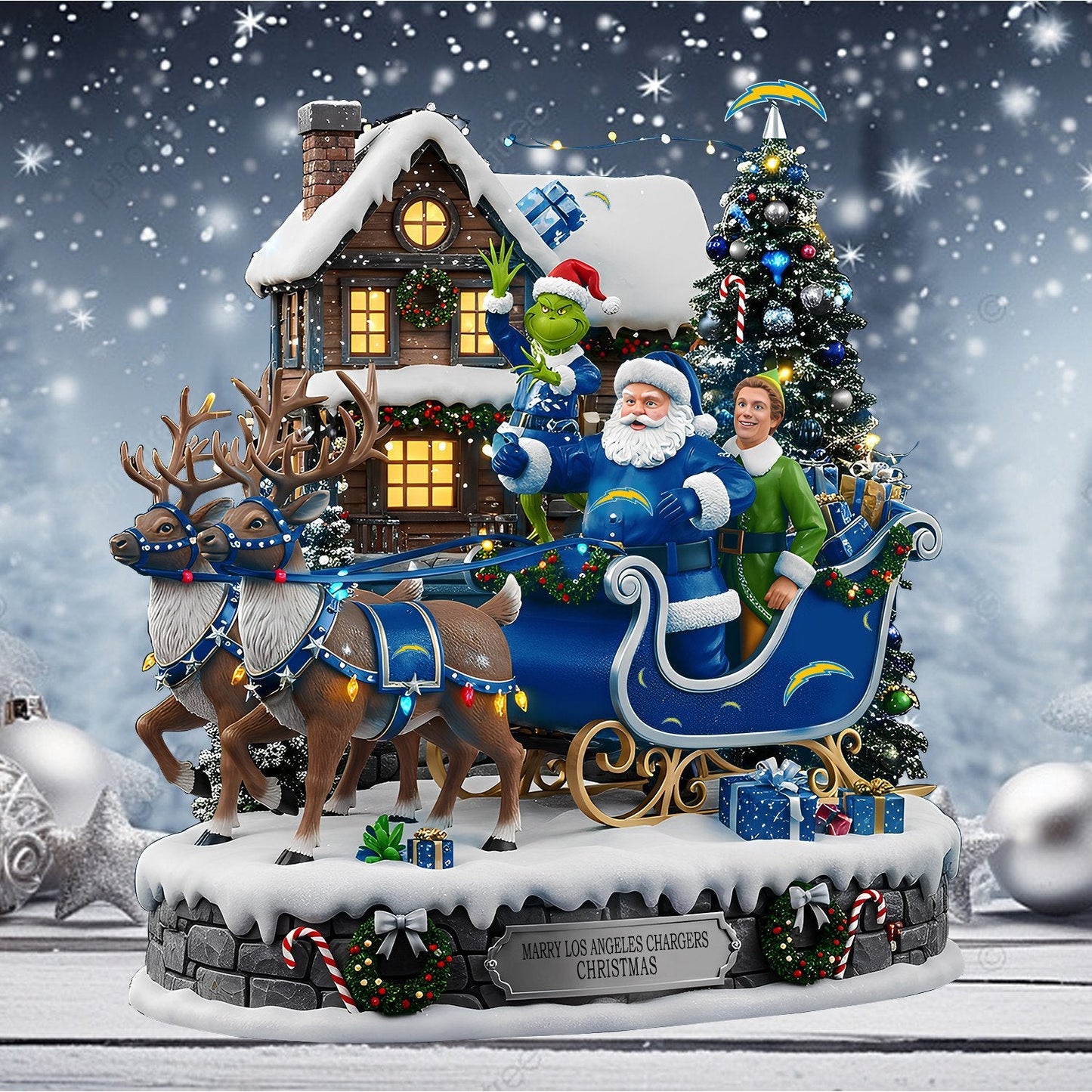 LAC Acrylic Block - NFL Christmas Gift For Fans DDT CTND