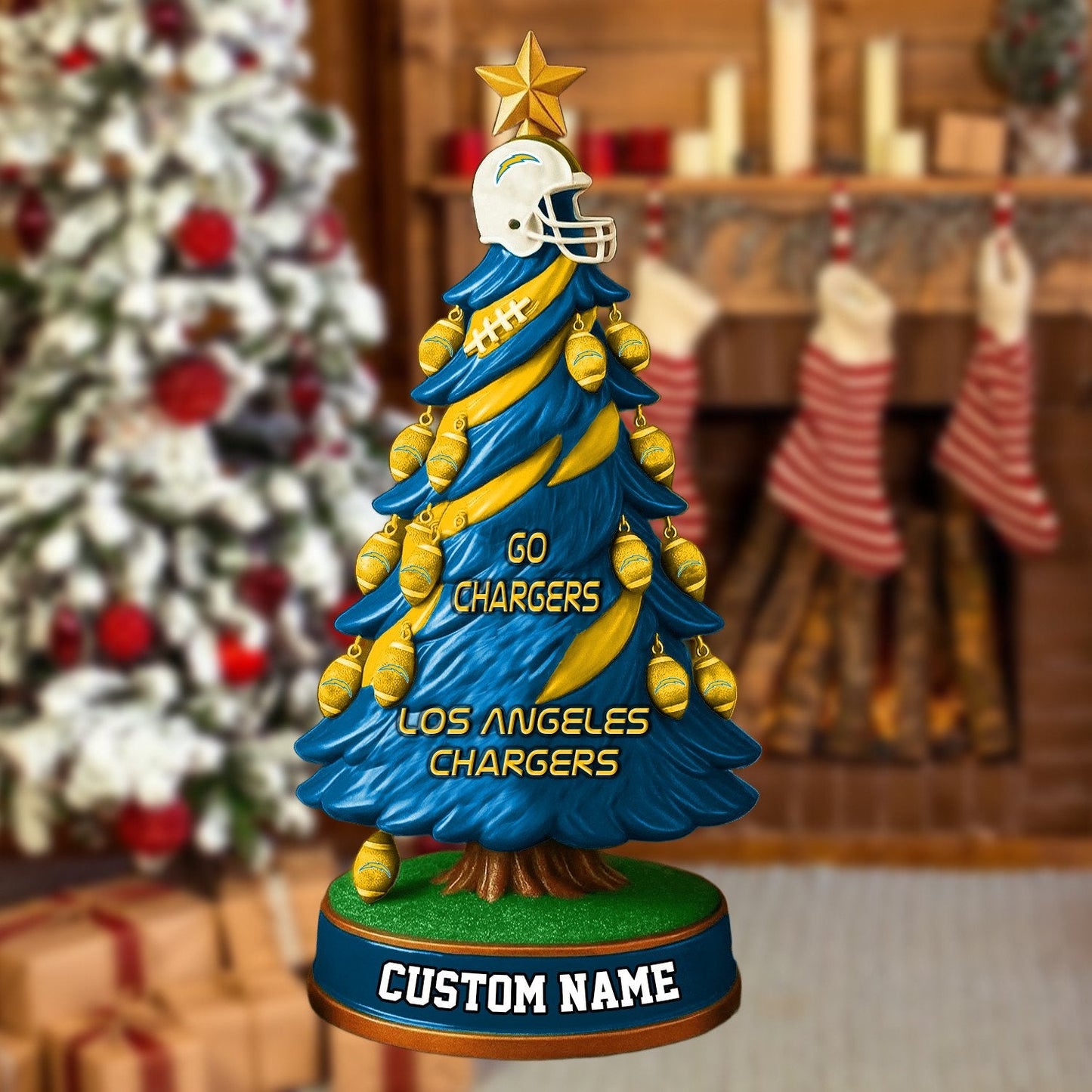 LAC NFL Acrylic Block Gift For Fans DDT CTND