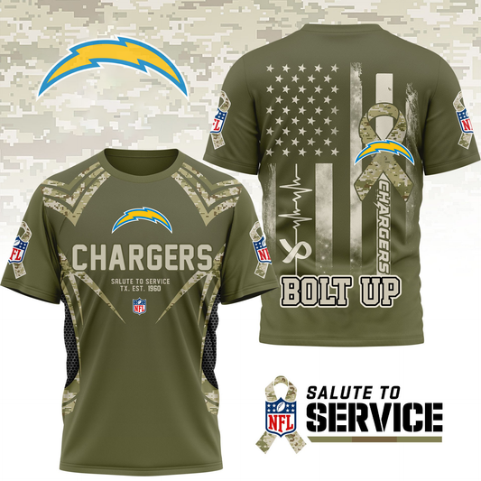 LAC Premium NFL Salute to Service Camo 3D Shirt DDT CTND