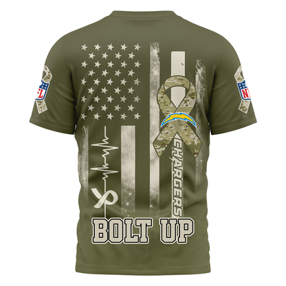 LAC Premium NFL Salute to Service Camo 3D Shirt DDT CTND