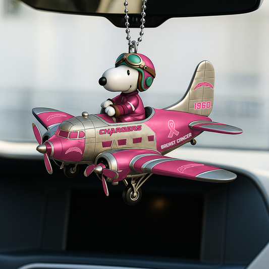 LAC Premium NFL x SNP Breast Cancer Car Hanging Ornament DDT NTL