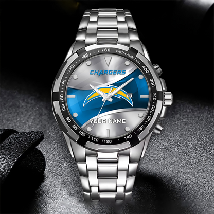 LAC x NFL Alloy Men Quartz Watch - Custom Name DATND TANTD