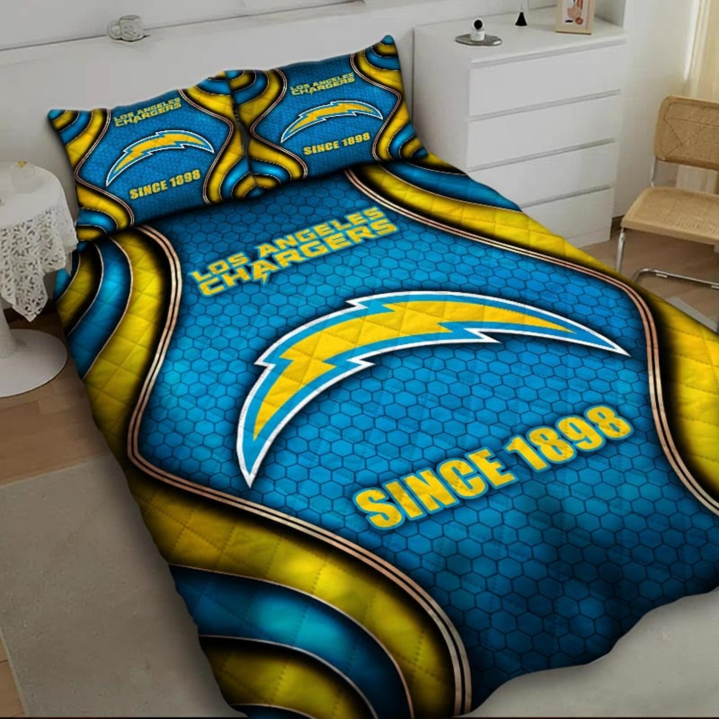 LAC x NFL Bedding Set Multicolor V1 DATND TANTD