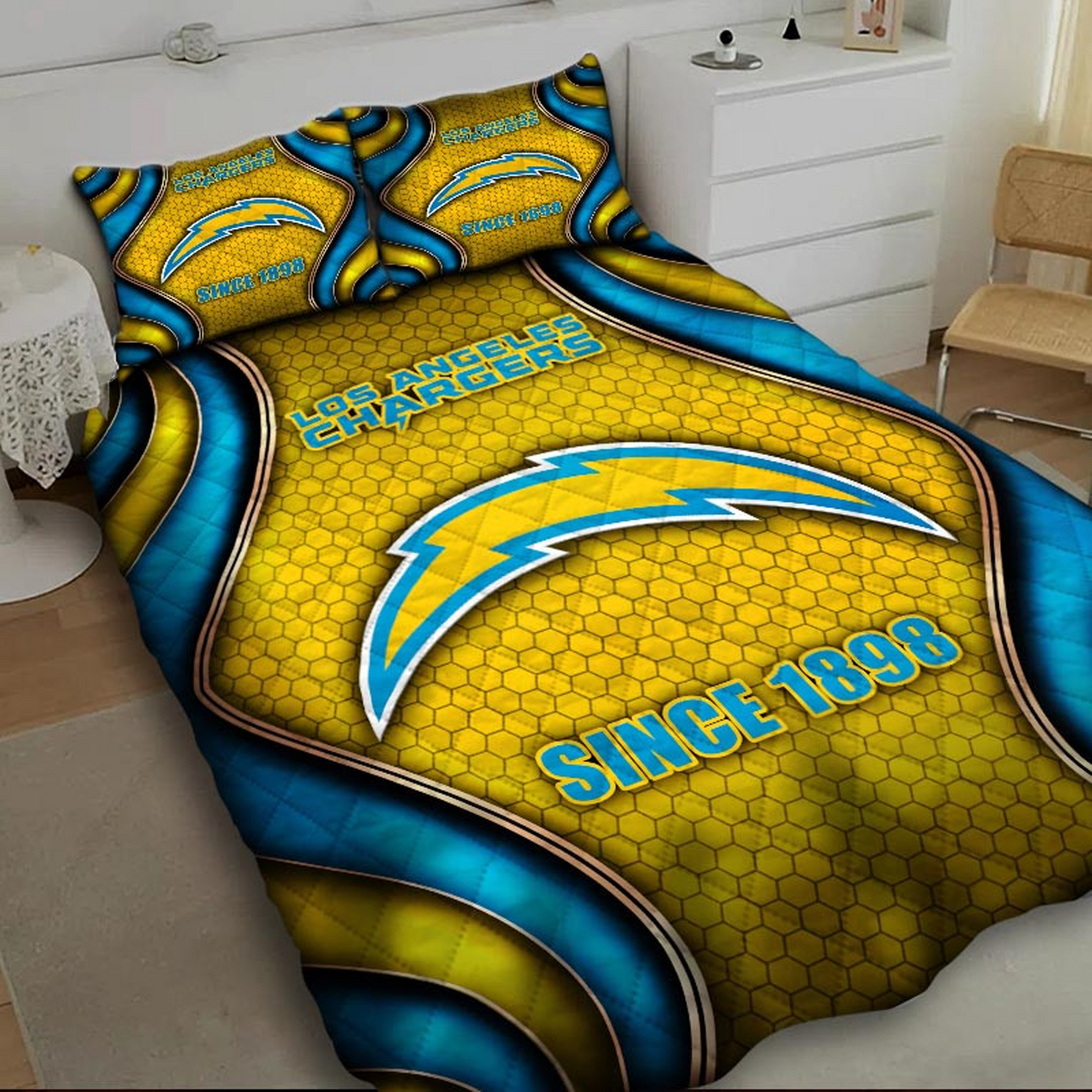 LAC x NFL Bedding Set Multicolor V1 DATND TANTD