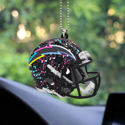 LAC x NFL Custom Shape 2-sided Car Ornament DATND TANTD