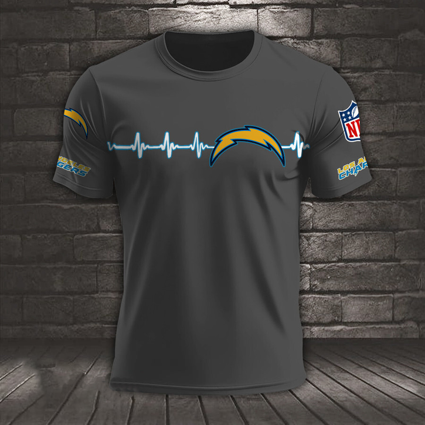 LAC x NFL Heart Rate Map Special 3D Shirt DatND ThuongNH