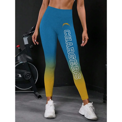 LAC x NFL High Waist Push Up Printed Leggings DATND TANTD