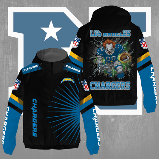 LAC x NFL Pennywise 3D Windbreaker Jacket DDT CTND