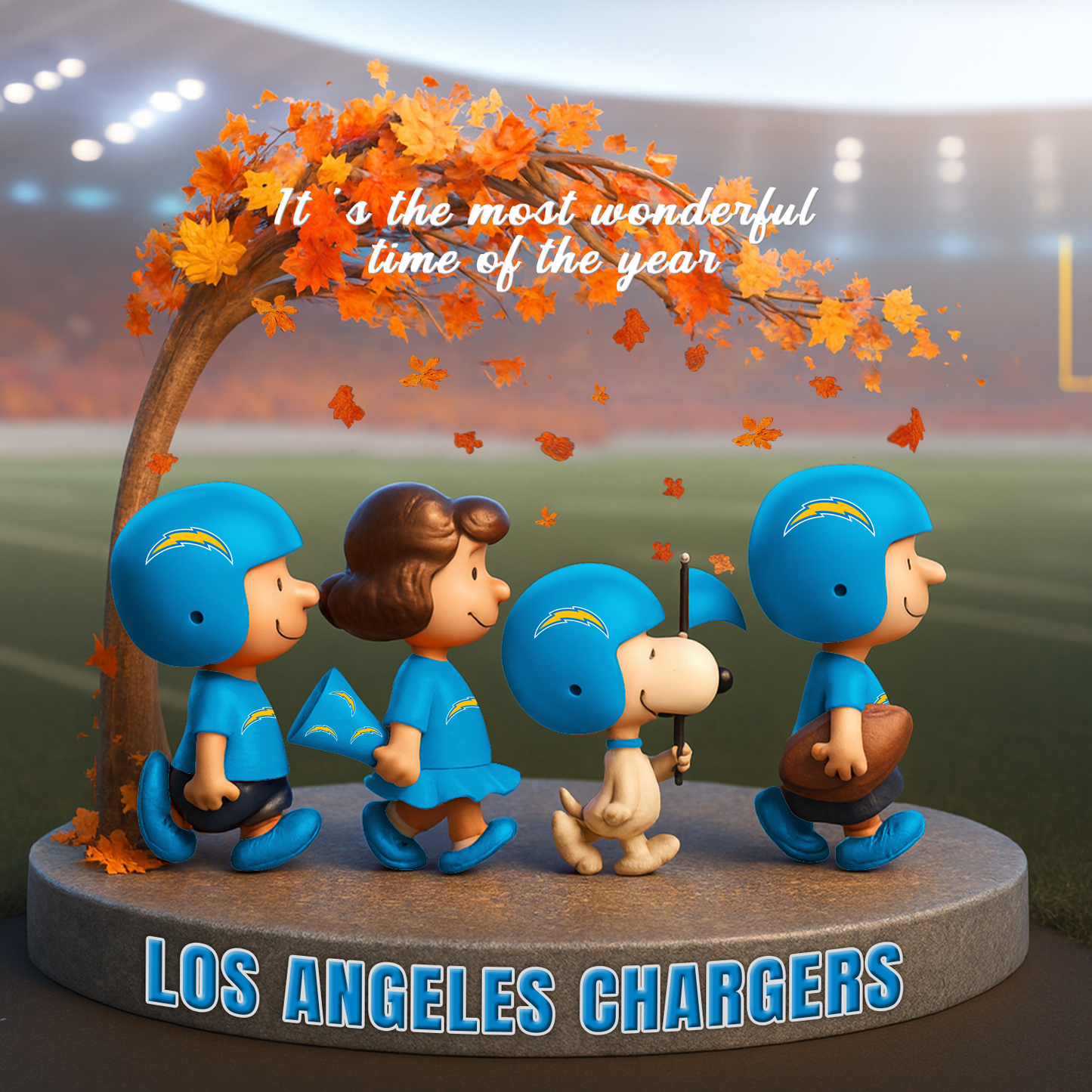 LAC x NFL Premium Acrylic Block DATND TANTD