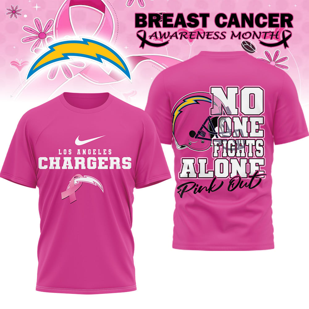 LAC x NFL Premium Breast Cancer October Shirt DDT NTL