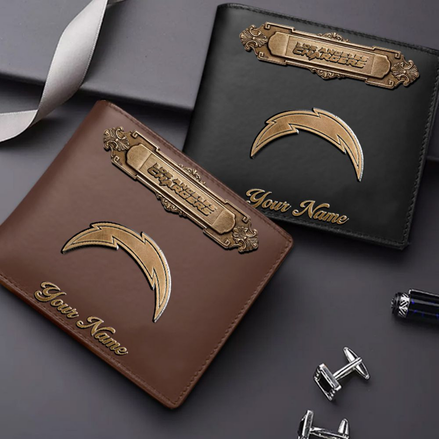 LAC x NFL Premium Leather Wallet DatND DVT