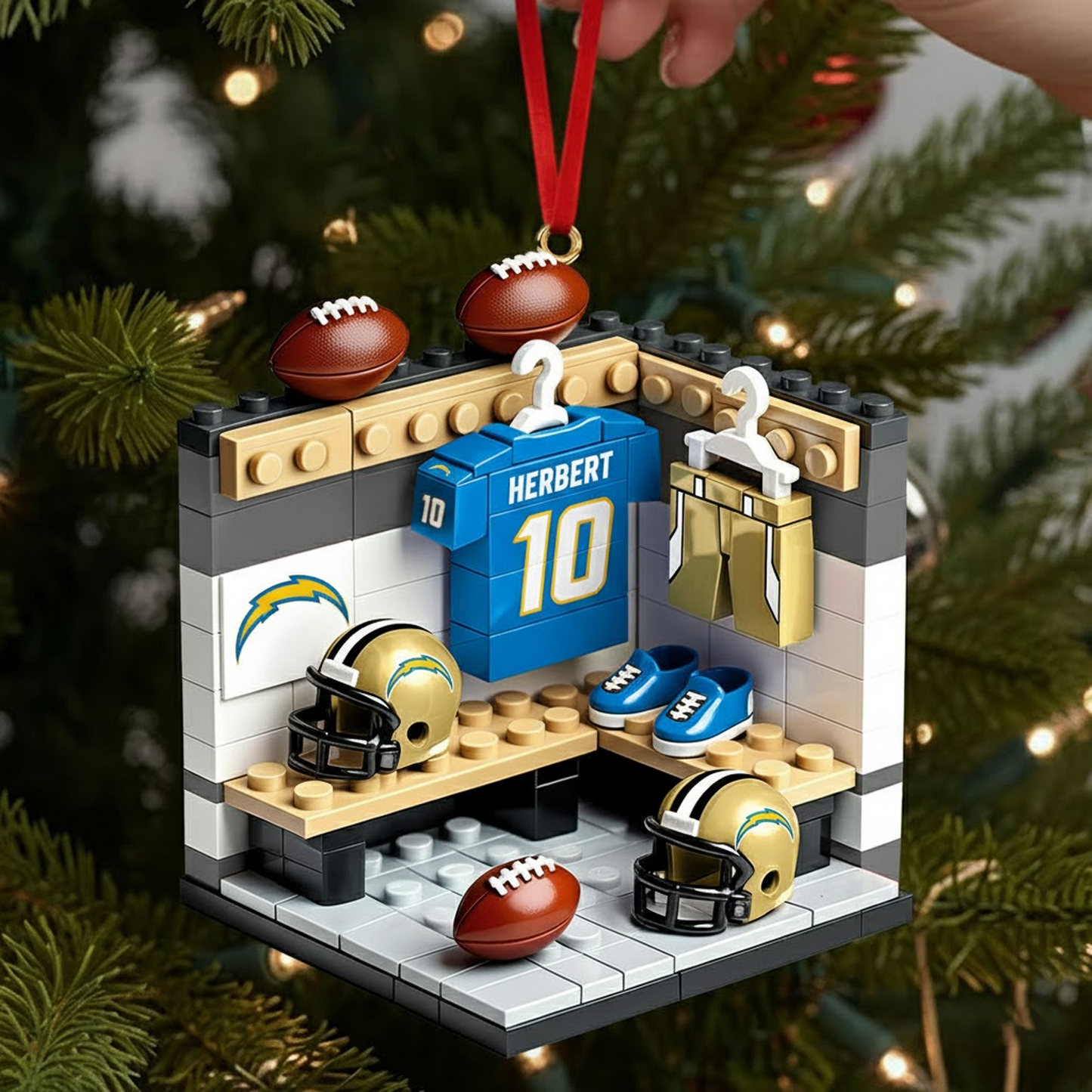 LAC X NFL Sport Lover Ornament - Personalized Gift For Sport Lover Christmas Ornament NAK THUONGNH