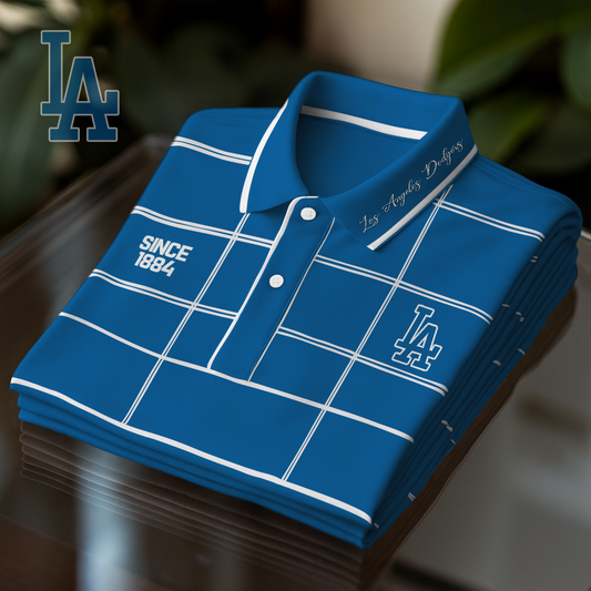 LAD Premium MLB Polo Shirt DDT NTL