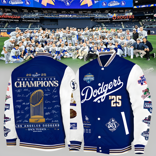 LAD x MLB World Series Winners 2025 V2 Varsity Jacket DDT HLPHUONG