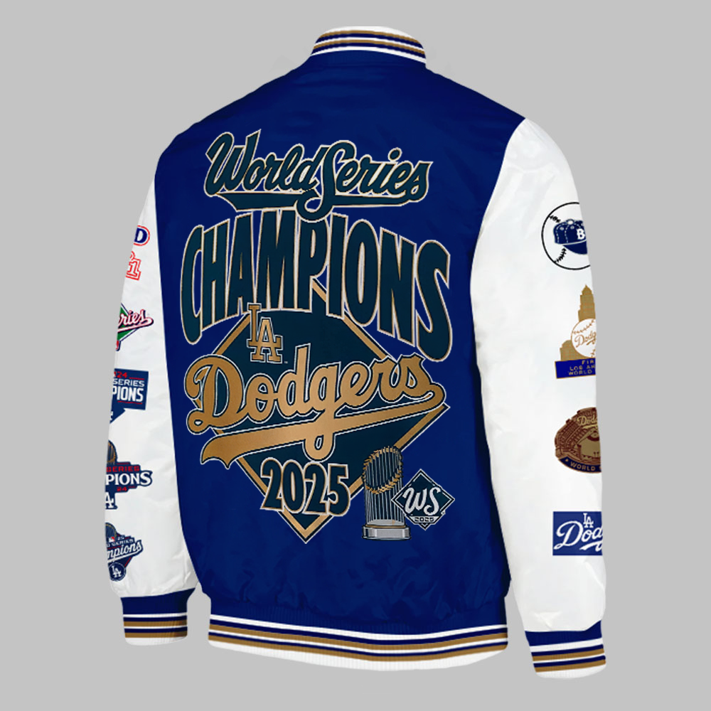 LAD x MLB World Series Winners 2025 V3 Varsity Jacket DDT NTL