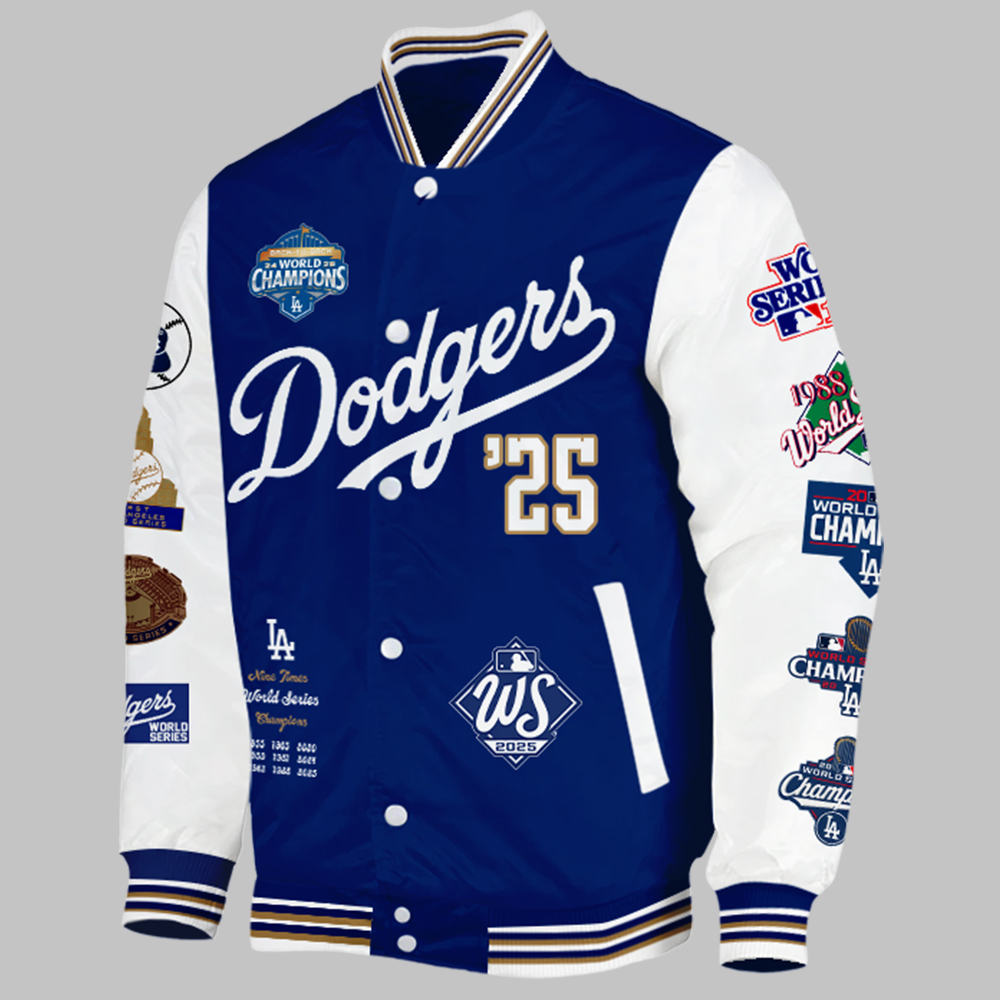 LAD x MLB World Series Winners 2025 V4 Varsity Jacket DDT NTL