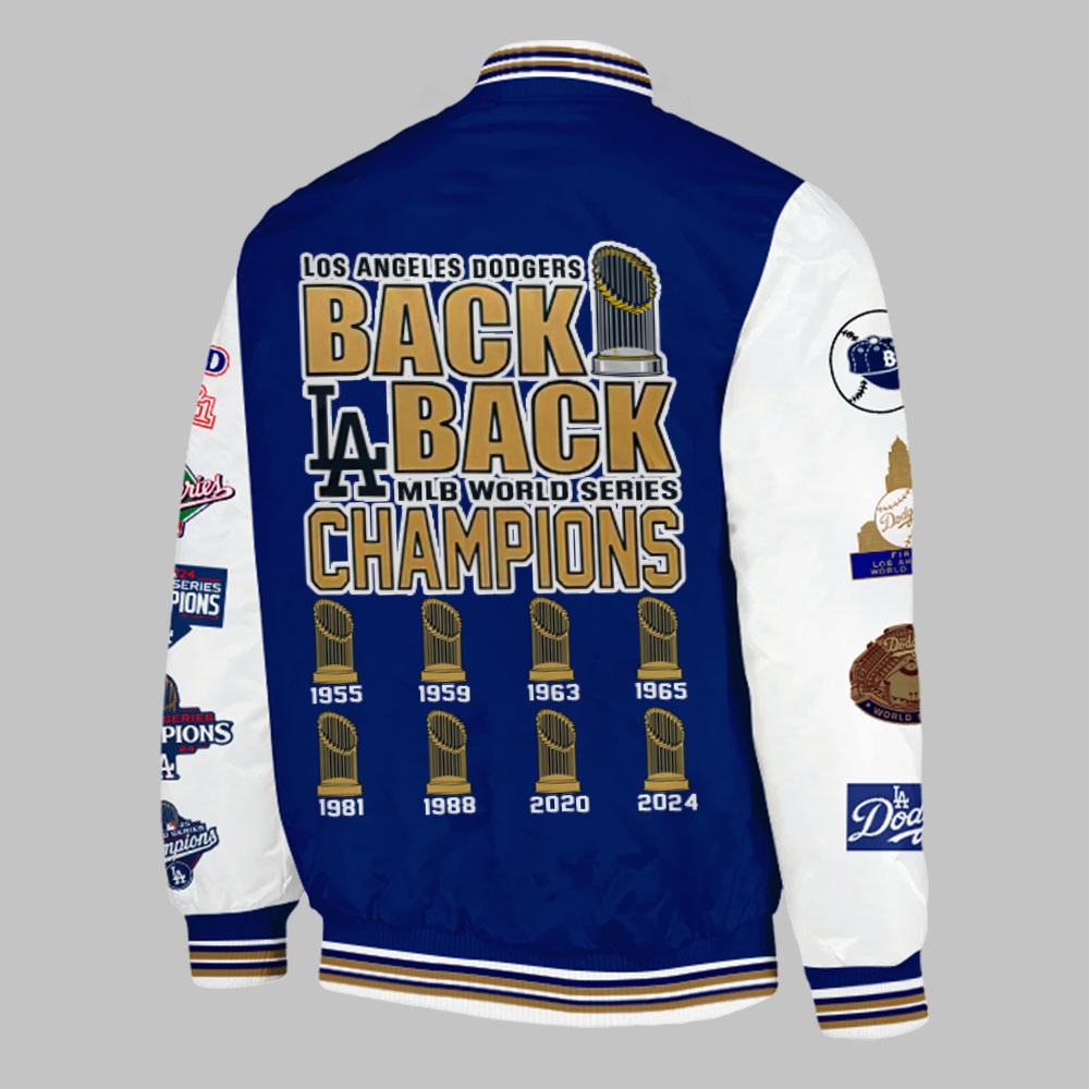 LAD x MLB World Series Winners 2025 V4 Varsity Jacket DDT NTL