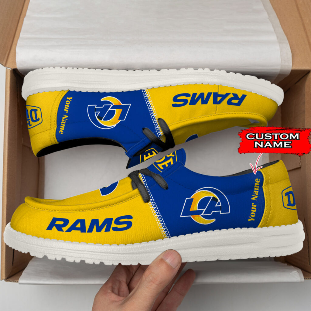 LAR Personalized NFL Hey Dude Shoes DatND ThuongNH