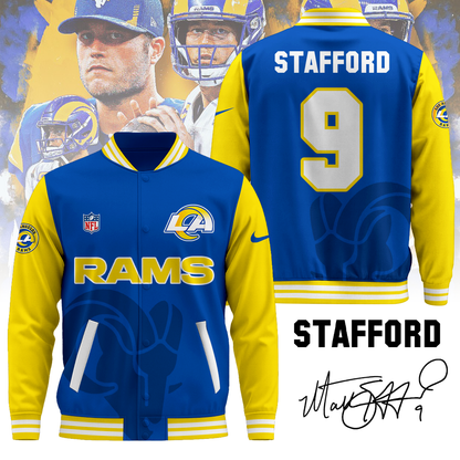 LAR Premium NFL Baseball Jacket DDT NTL