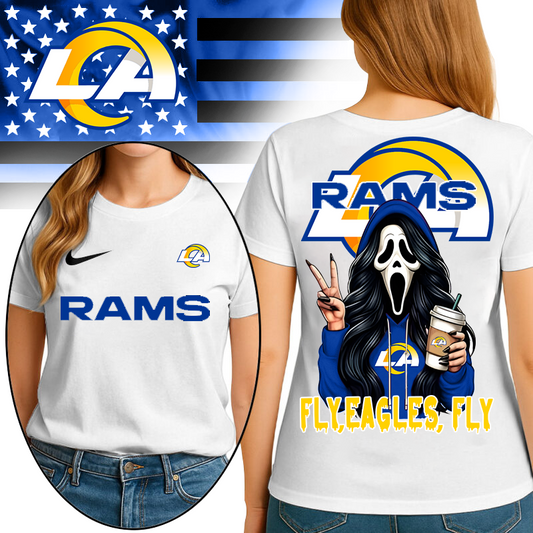 LAR Premium NFL Ghostface 3D Shirt DDT HLPHUONG