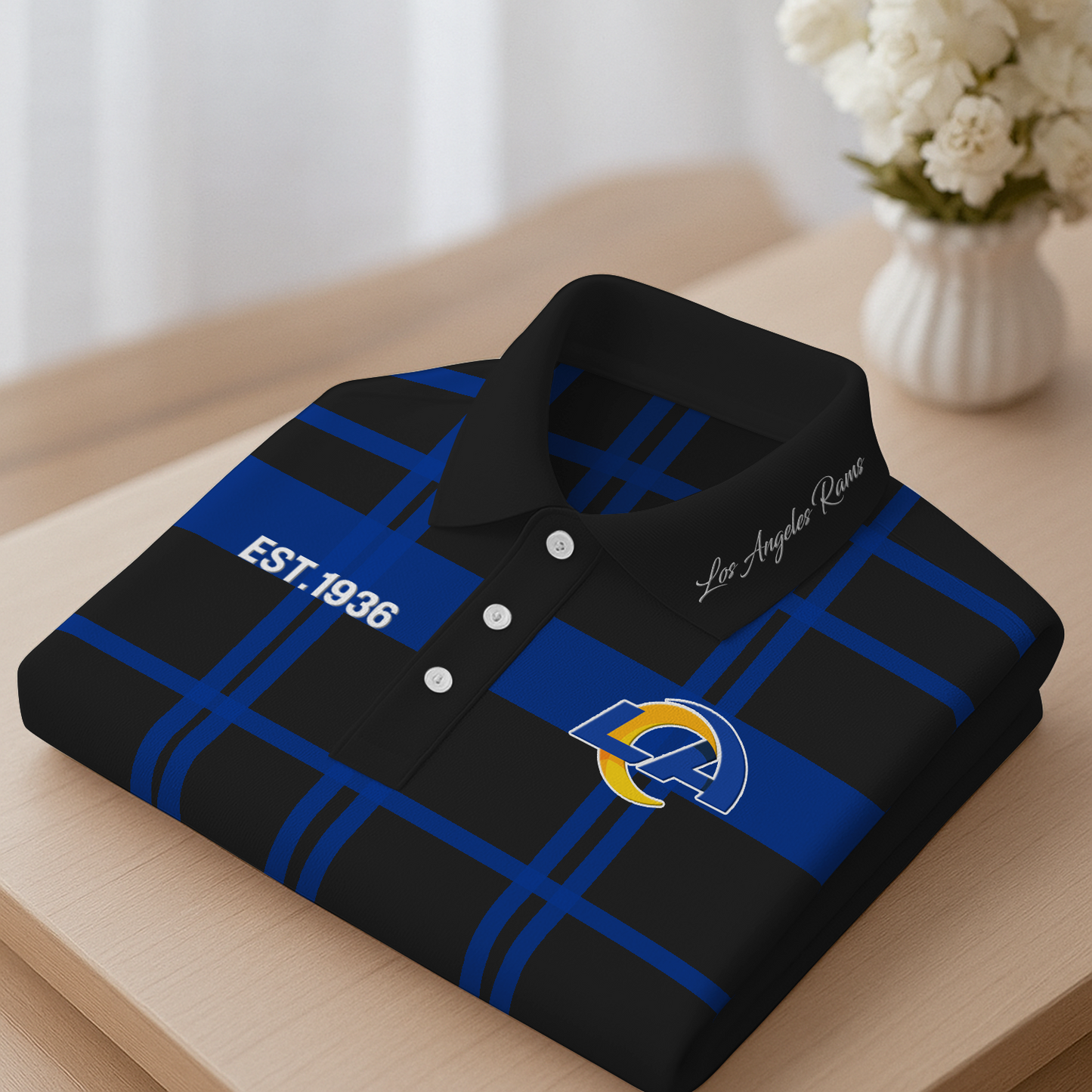 LAR Premium NFL Polo Shirt DatND DVT