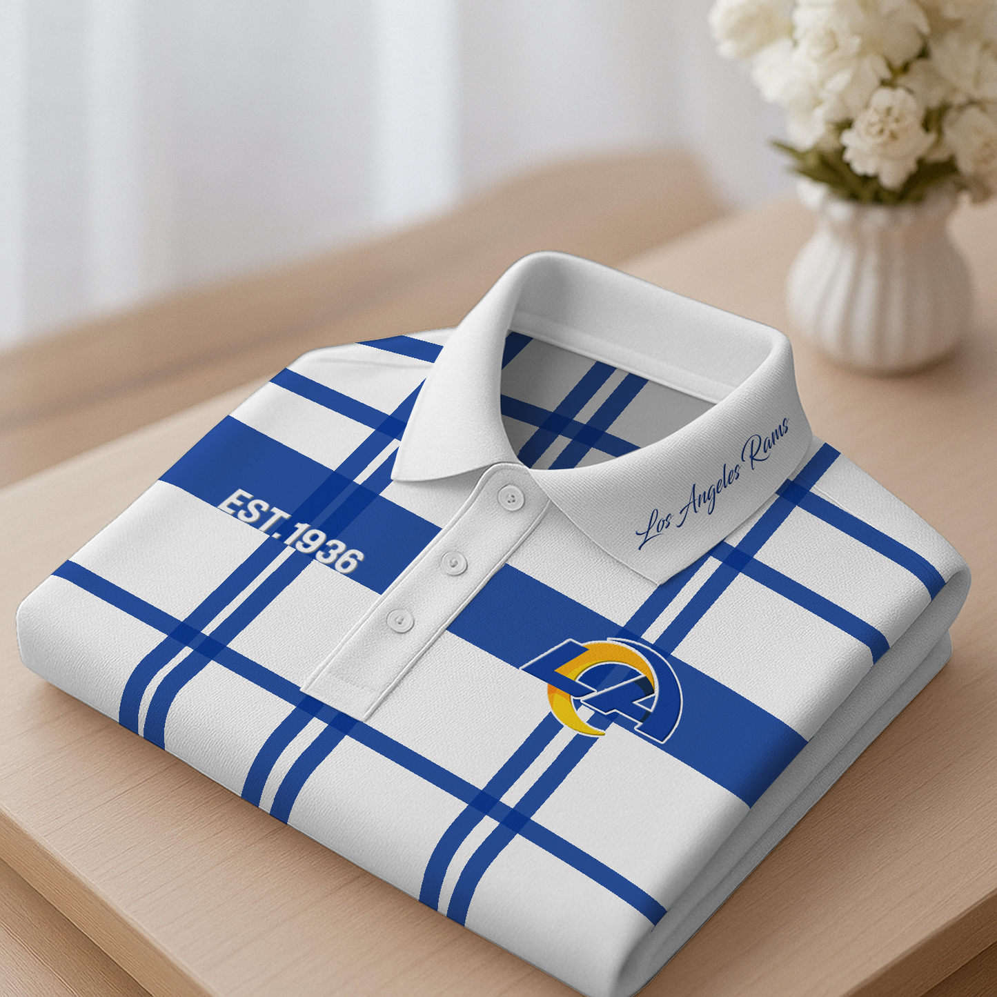 LAR Premium NFL Polo Shirt DatND DVT