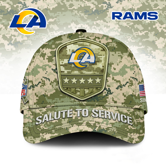 LAR Premium NFL Salute To Service Classic Cap DDT  NTL