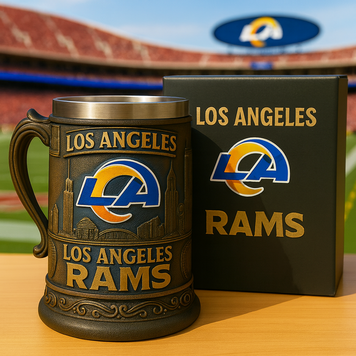 LAR x NFL Collectible Beer Stein DATND TANTD