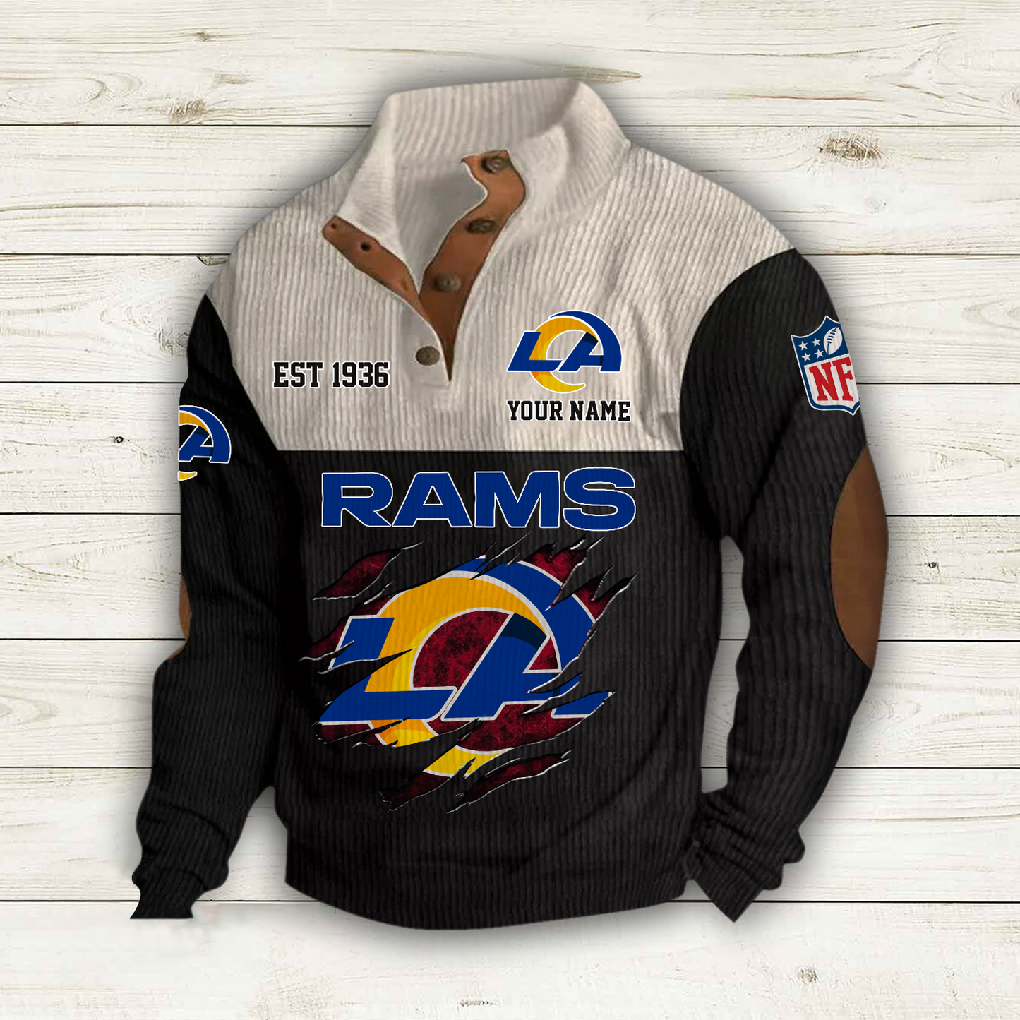 LAR x NFL Custom Name Sport Sweatshirt DatND DVT