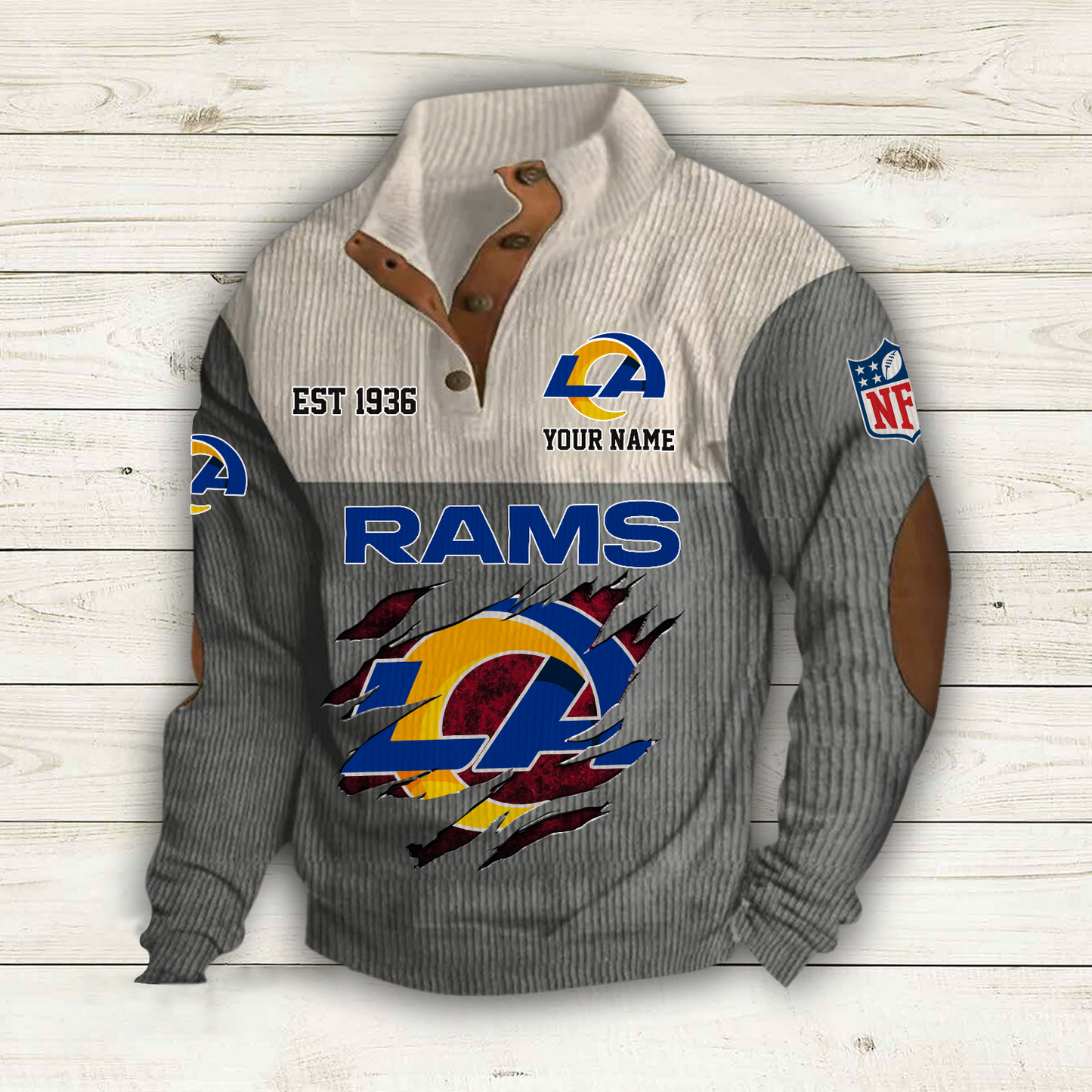 LAR x NFL Custom Name Sport Sweatshirt DatND DVT