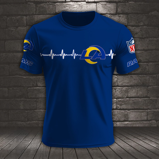 LAR x NFL Heart Rate Map Special 3D Shirt DatND ThuongNH
