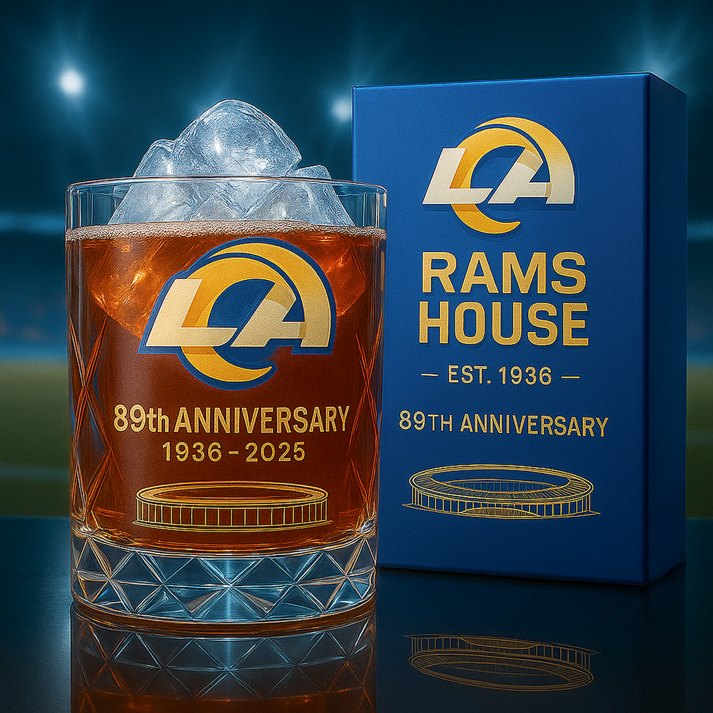 LAR x NFL Limited Edition Whiskey Glass DatND DVT