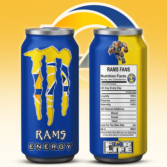 LAR x NFL Monster Energy Tumbler Gift for Fans DATND TANTD