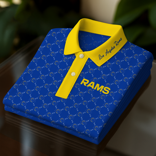 LAR x NFL Premium Polo Shirt 3008 DatND DVT