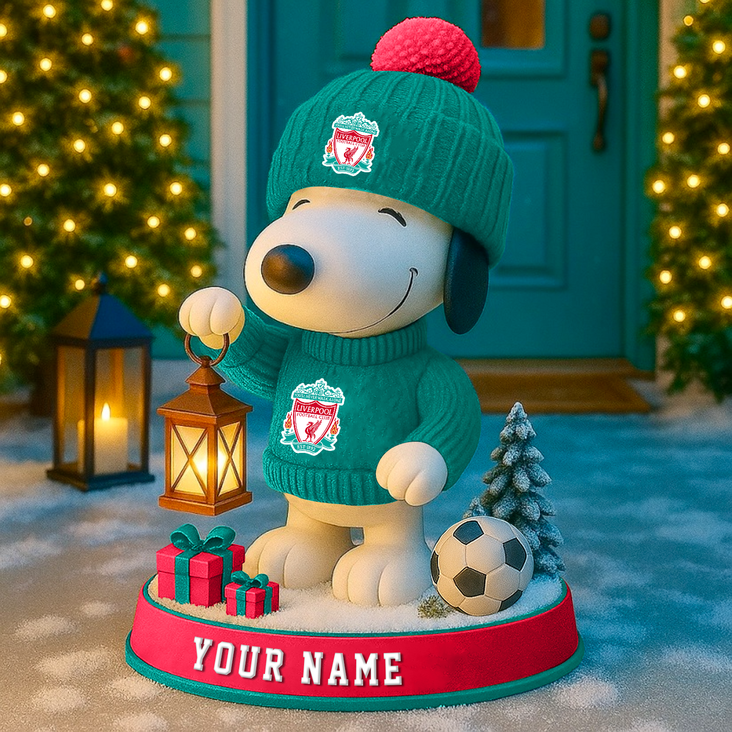 LIV X EPL Christmas Snoopy Fan Light Statue 2025 V1 NAK NHT 81125