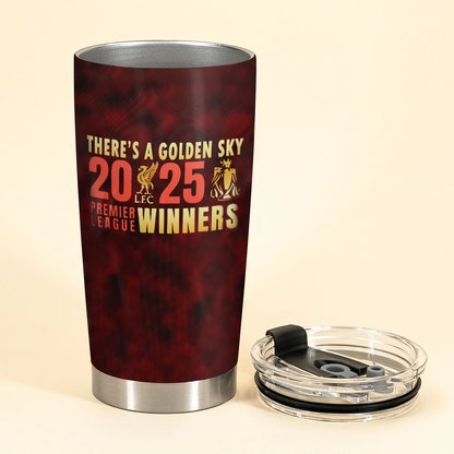 Liverpool FC Champions Premier League 20th 2025 V11 Tumbler