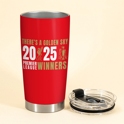 Liverpool FC Champions Premier League 20th 2025 V15 Tumbler