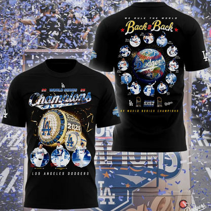 Back to Back - World Series Champions T-Shirt V1 NAK NHT